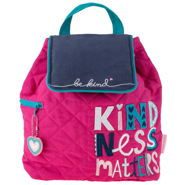 Kindness matters Quilted Backpack