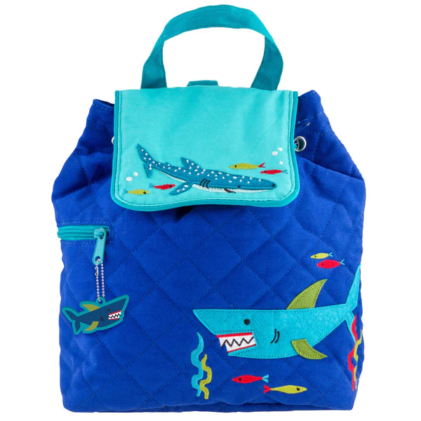 New Shark Quilted Backpack