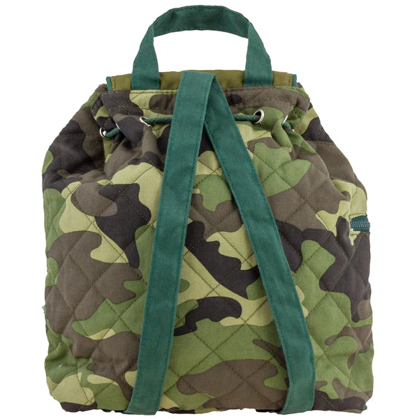 Camo Quilted Backpack